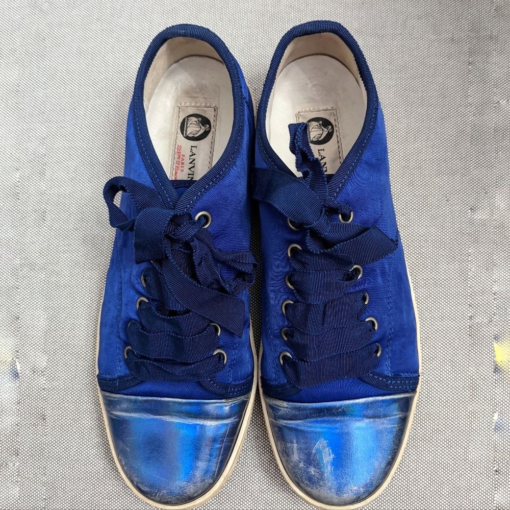 Authentic Lanvin Cap Toe sneakers